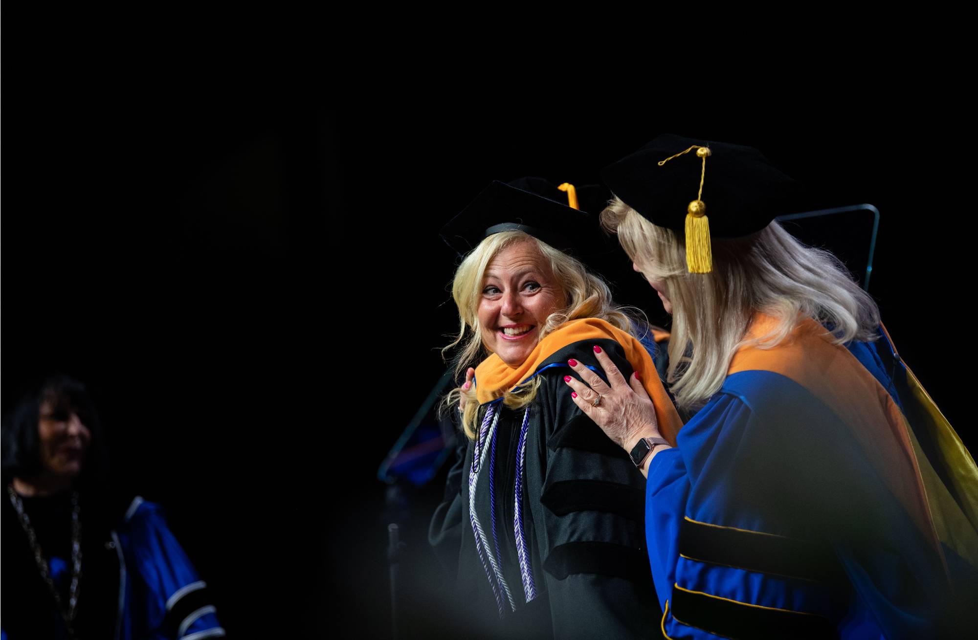 Nursing student at graduation